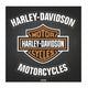 Harley Davidson Leather Poster 16x16 Art Print featuring iconic motorcycle imagery.
