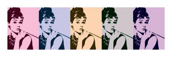 Audrey Hepburn Cigarello Poster Print - Rolled Art Print