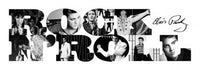 Elvis Presley Rock & Roll Poster Print - 38x13