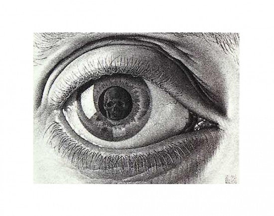 Eye Poster Print by M.C. Escher - Rolled Art Print