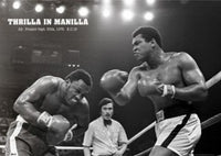 Muhammad Ali Thrilla In Manila Poster - Iconic boxing artwork
