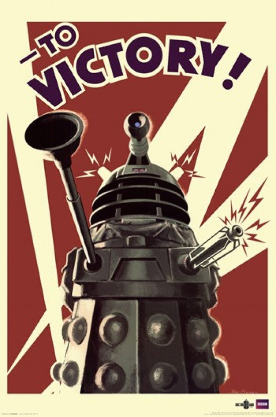 Doctor Who - Dalek to Victory Rolled Poster Print (24x36)