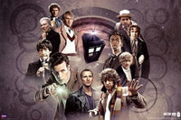 Doctor Who Doctors Collage Poster Print - 34x22
