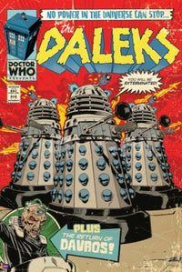 Doctor Who Dalek Comic Poster Print - 22x34