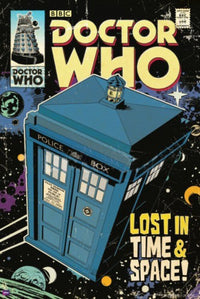 Doctor Who Tardis Comic Poster Print - 22x34 Rolled Poster