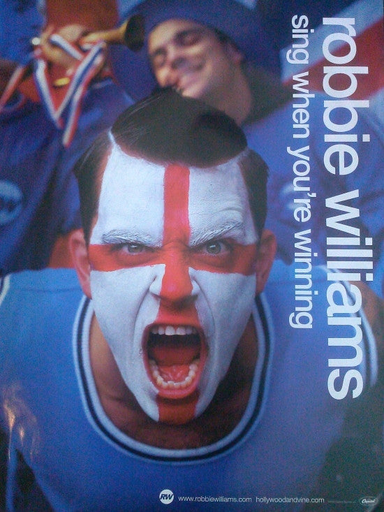 Robbie Williams Sing When You're Winning Poster Print