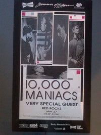 10,000 Maniacs Summer of Stars Rolled Poster