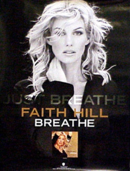 Faith Hill Breathe Poster - Rolled Print | Posterazzi