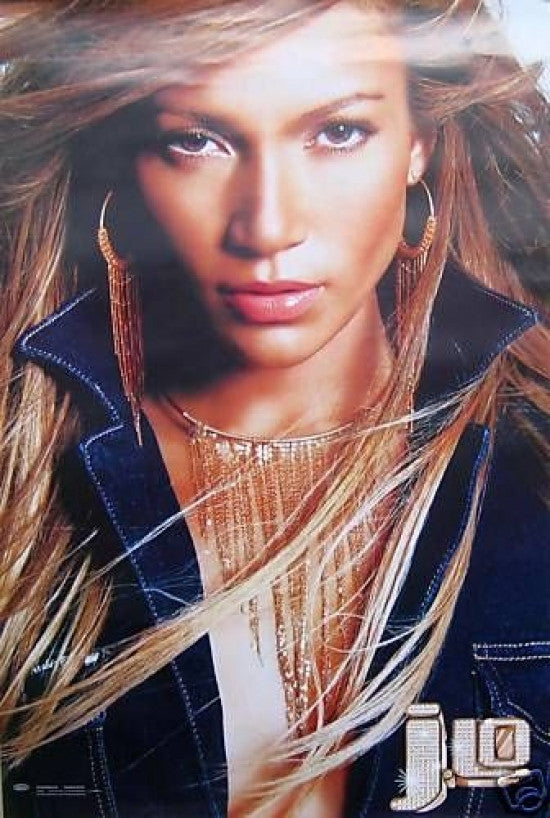 Jennifer Lopez J.Lo Gold Necklace Rolled Poster - Item # RAR99914685