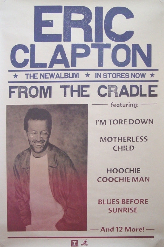 Eric Clapton From the Cradle Poster Print