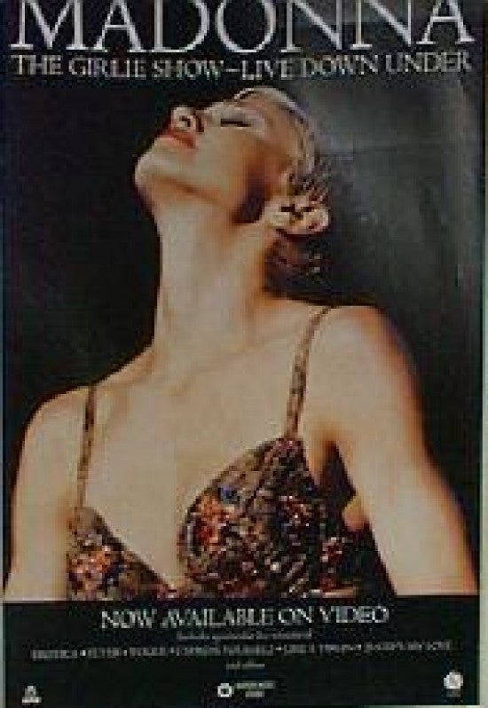 Madonna The Girlie Show Live Down Under Poster - RAR9992748