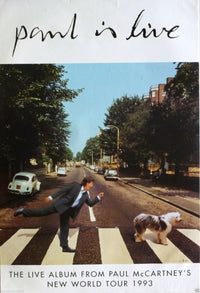 Paul McCartney Paul is Live Rolled Poster - Item # RAR9992771