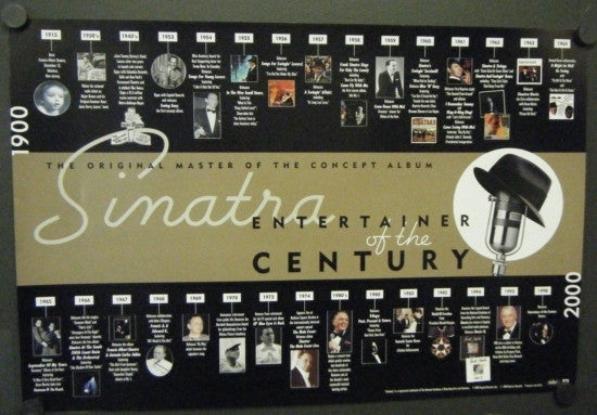 Frank Sinatra Entertainer of the Century Rolled Poster