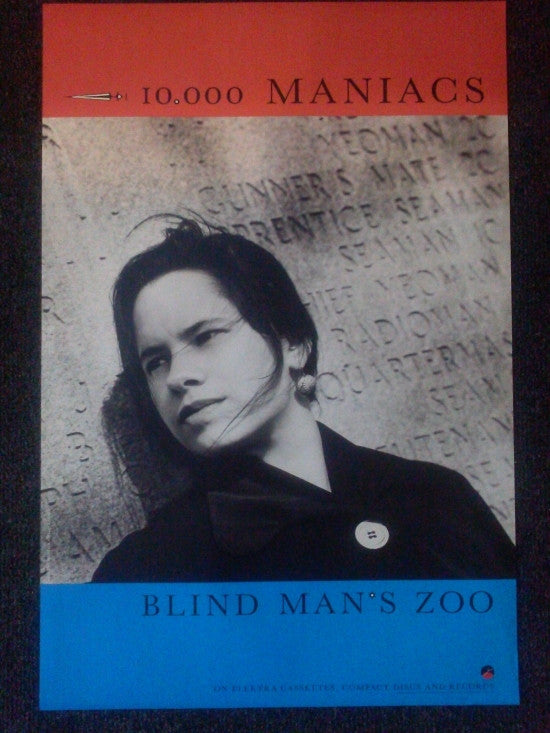 10,000 Maniacs Blind Man's Zoo Rolled Poster - RAR9993011