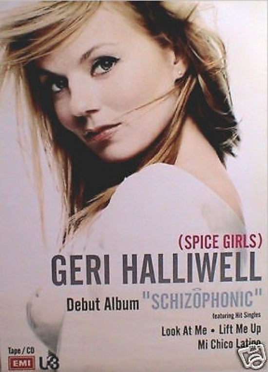 Geri Halliwell Scizophonic Poster Art Print