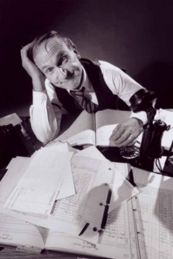 Portrait of Male Accountant Poster Print showcasing professionalism and determination