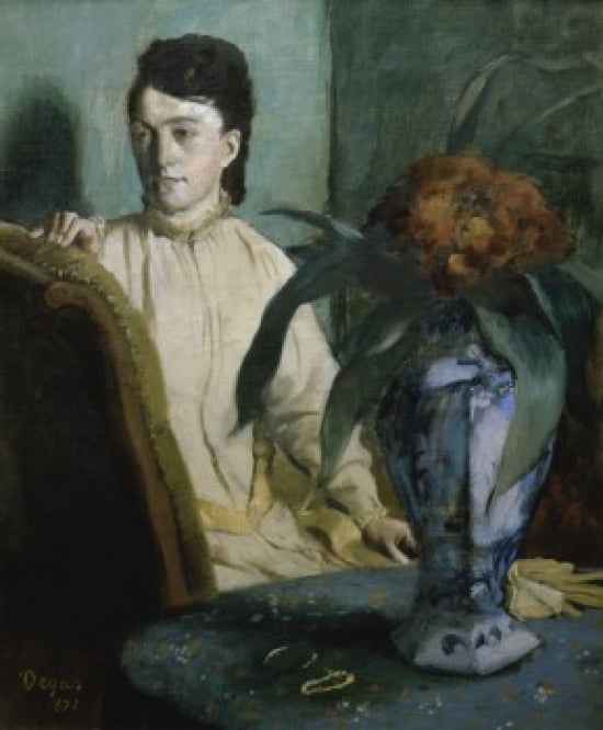 Edgar Degas 'Woman with Porcelain Vase' fine art print
