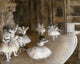 Ballet Rehearsal on the Set Poster Print by Edgar Degas, 1874