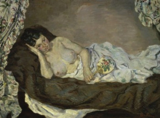 Reclining Nude poster print by Armand Guillaumin, fine art print
