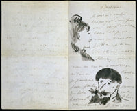 Handwritten Letter by Edouard Manet Ink on Paper Poster Print