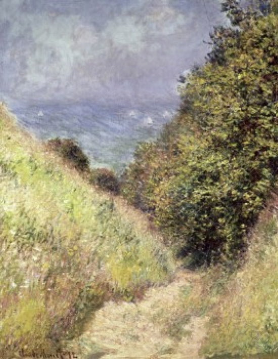Chemin De La Cavee, Pourville Fine Art Print by Claude Monet