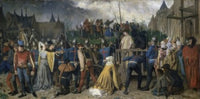 Joan of Arc Led to the Execution fine art print by Isidore Patrois