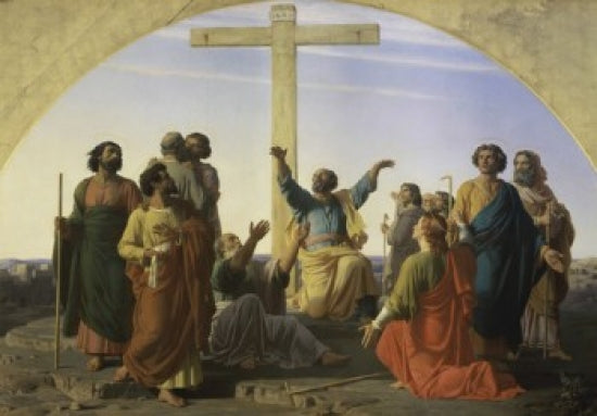 The Dispersion of the Apostles Art Print by Charles Gleyre