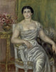 Portrait of the Poetess Alice Valliere Poster Print by Pierre-Auguste Renoir.