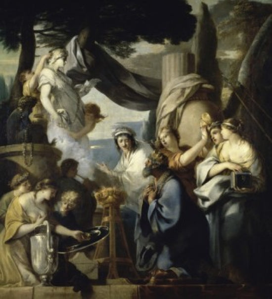 Solomon's Idolatry Fine Art Print by Sebastien Bourdon from Musee du Louvre