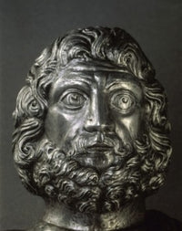 Male Bust Roman Art Poster Print from Musee du Louvre Paris