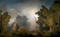 The Festival at Saint Cloud fine art print by Jean-Honoré Fragonard