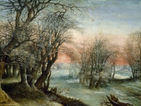 Winter Landscape Fine Art Print by Denis van Alsloot, 1610