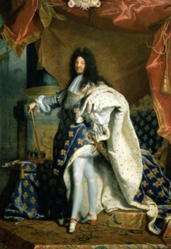 Louis XIV King of France poster print by Hyacinthe Rigaud.