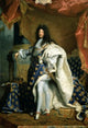 Louis XIV King of France poster print by Hyacinthe Rigaud.