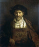 Portrait of an Old Man by Rembrandt Harmensz. van Rijn - 17th Century Poster Print