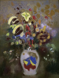 Vase With Flowers Fine Art Print by Odilon Redon