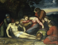 The Lamentation of Christ Fine Art Print by Otto van Veen, 17th century masterpiece
