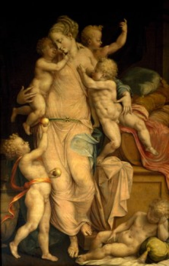 Allegorical Figure of Charity Poster Print from Musee du Louvre