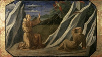 St. Francis Receiving the Stigmata Poster Print by Francesco Pesellino, 15th Century Artwork
