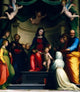 Mystic Marriage of Saint Catherine of Siena with Eight Saints Poster Print by Fra Bartolommeo