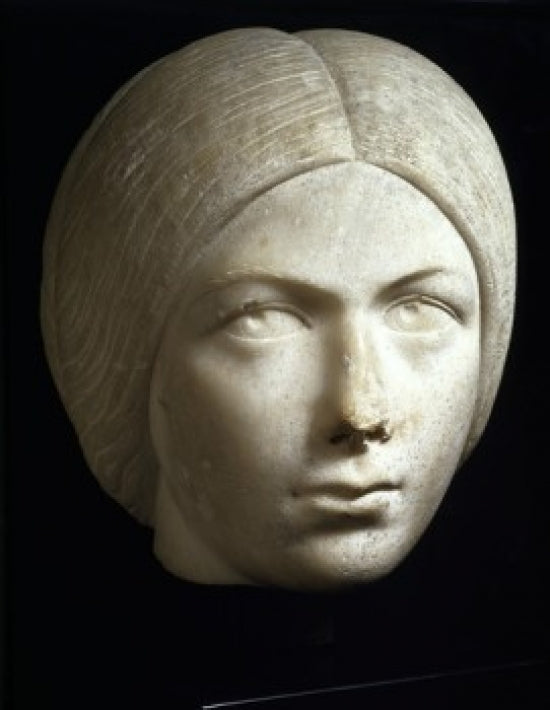 Head of a Woman 16th Century Sculpture Poster Print