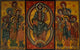 Christ and the Twelve Apostles altarpiece poster print from Museu Nacional d'Art de Catalunya, Barcelona.
