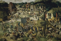 Village Celebration poster print by Pieter Bruegel the Younger, vibrant artwork capturing a festive scene.