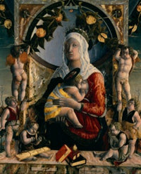 Virgin and Child Surrounded by Eight Angels Art Print by Marco Zoppo