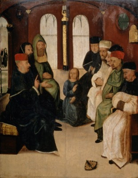 Jesus Among the Doctors Poster Print by Master of Messkirch