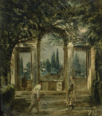 Medici Villa Poster Print by Diego Velázquez - Museo del Prado