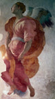 Angel of the Annunciation Poster Print by Jacopo Pontormo