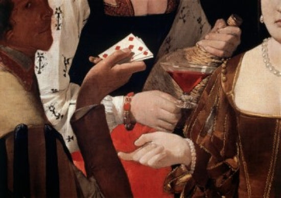 The Cheat With the Ace of Diamonds detail poster print by Georges de La Tour