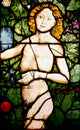Adam in Paradise stained glass poster print from Strasbourg, France