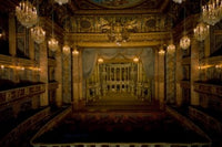 Chateau de Versailles Opera Room Poster Print showcasing the ornate interior design.